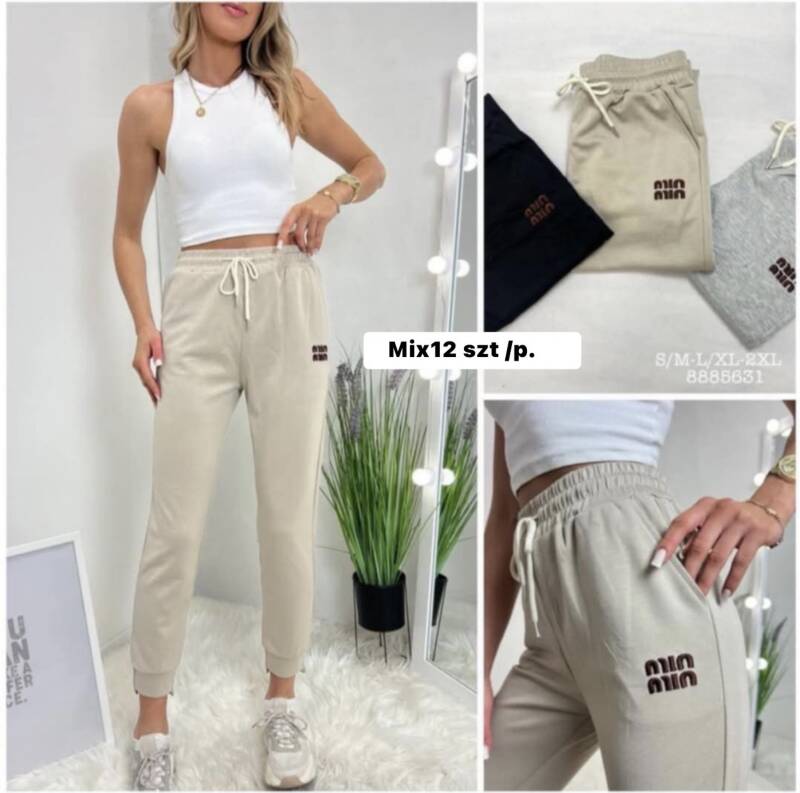 Spodnie damskie Roz S-2XL, Mix Kolor Paczka 12 szt